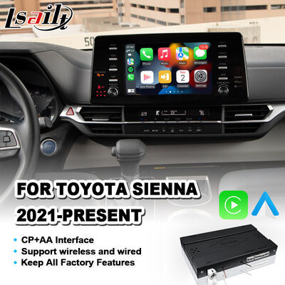 Interfaz Lsailt Android Auto Carplay Inalámbrica para Toyota Sienna LE XLE XSE 2021-Presente