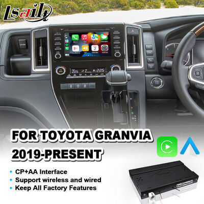 Interfaz Lsailt Wireless Android Auto Carplay para Toyota Granvia 2019-Presente
