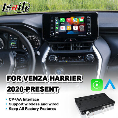 Interfaz Lsailt Wireless Android Auto Carplay para Toyota Venza Harrier 2020-Presente