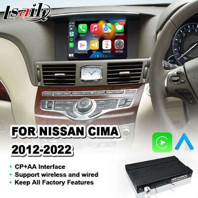 Interfaz Lsailt Android Auto Carplay Inalámbrica para Nissan Cima 2012-2022