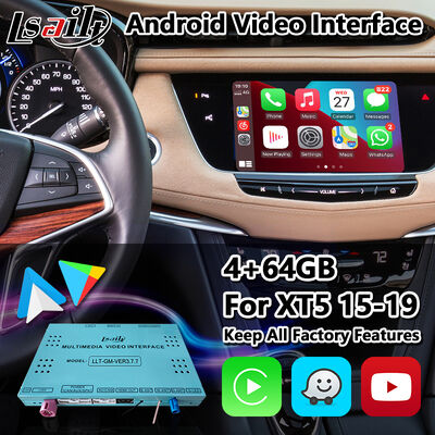 Interfaz de video multimedia Android para el sistema Cadillac XT5 Platinum CUE 2016-2019