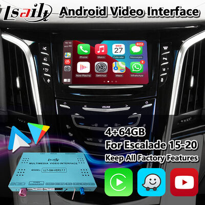 Interfaz de video Lsailt Android Carplay para el sistema CUE Cadillac Escalade 2015-2020