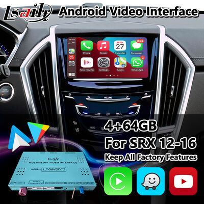 Interfaz de video de navegación Android para el sistema Cadillac SRX CUE 2012-2016