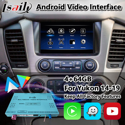 Interfaz multimedia de video Android Carplay Lsailt para el sistema Intellilink GMC Yukon 2015-2020