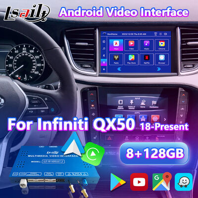 Lsailt Android Carplay Interfaz de vídeo multimedia para 2018-2022 Infiniti QX50