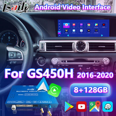Interfaz multimedia de automóvil Android para Lexus GS300h GS200t GS350 GS450h GSF GS L10 2016-2020