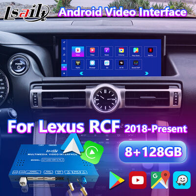 Interfaz de vídeo de Android Carplay para el Lexus RC 350 RC300 RCF RC300h RC350 de 2018 y el presente