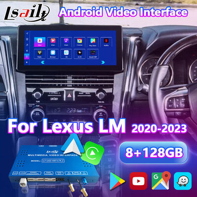 Interfaz de video multimedia Android Lsailt para Lexus LM 350 LM300h LM350 2020-2023