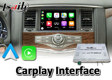 El interfaz inalámbrico de Carplay del CE ató con alambre Android YouTube auto para Nissan Armada Patrol