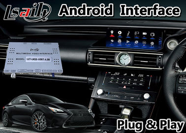 Caja Android de la navegación GPS del coche de 4+64GB Lsailt para Lexus RC350 RC 350 2019-2020