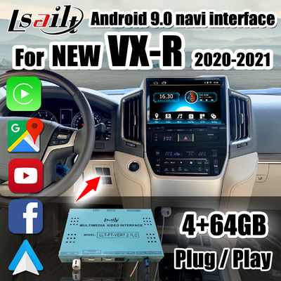 4+64GB CarPlay/el interfaz auto de Android incluyó Waze, YouTube, Netflix para Land Cruiser 2020-2021 VX-R