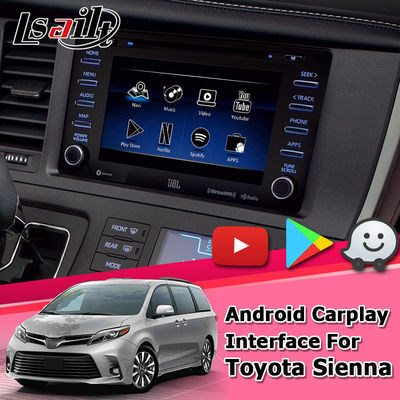 Pantalla táctil original de la caja del sistema Carplay de Android controlada para la tierra de Siena de Toyota
