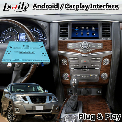 Lsailt 4+64GB Android Video Interface Wireless Carplay para 2012-2017 Nissan Patrol Y62