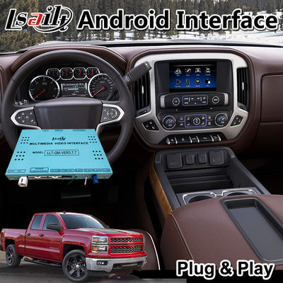 Lsailt Android Carplay Interfaz multimedia para el 2014-2019 Chevrolet Silverado 1500 2500 3500 Sistema Mylink