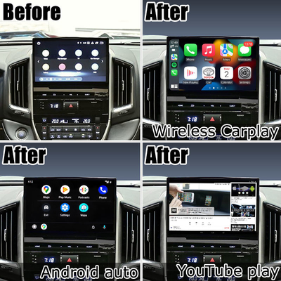 Car Android 13 caja de navegación para Toyota LC200 GXR Fujitsu unidad Carplay waze youtube vista trasera etc