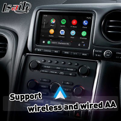 Interfaz auto de Lsailt Android Carplay para Nissan GT-r GTR R35 Nismo 2008-2010