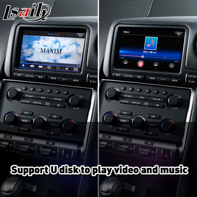 Interfaz auto de Lsailt Android Carplay para Nissan GT-r GTR R35 Nismo 2008-2010