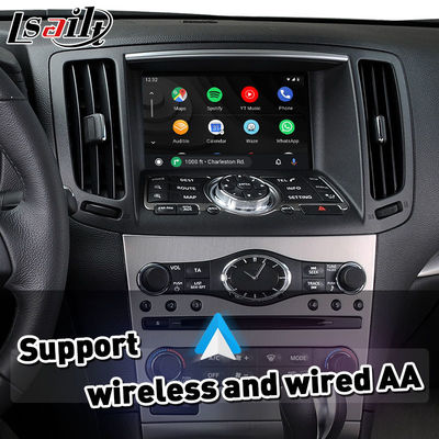 Interfaz inalámbrica de Android Auto Carplay para el año 2008-2013 Infiniti G37X G25 G35 G37S G35x G25X G37