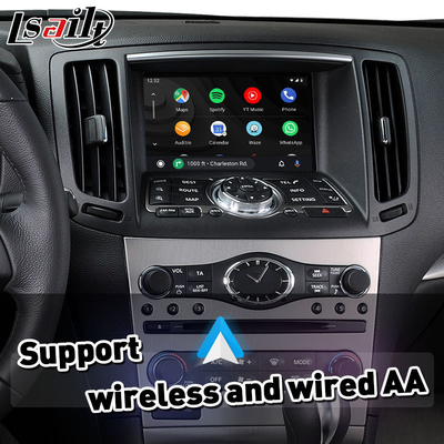 Interfaz inalámbrica de Android Auto Carplay para Infiniti G25 G35 G37 Skyline 370GT 350GT (V36) Año 2008-2013