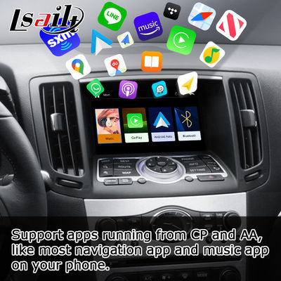 Carplay Android inalámbrico para Infiniti G37 G25 Q40 Q60 370GT línea del cielo 08IT