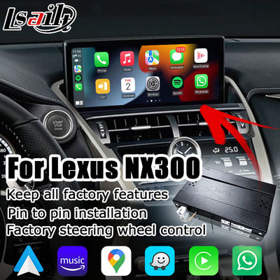 Lexus NX300 NX300h 2018 2021 caja de interfaz automática inalámbrica carplay android