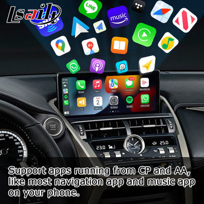 Lexus NX300 NX300h 2018 2021 caja de interfaz automática inalámbrica carplay android