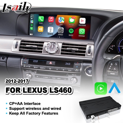 Interfaz auto sin hilos de Android Carplay para el F-deporte 2012-2017 AWD de Lexus LS 460 600h LS460
