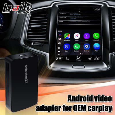 Caja video 4GB RAM For Volvo S60 S90 de Carplay AI de la mejora del interfaz de Android