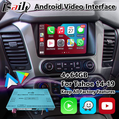 Interfaz de vídeo multimedia de Android Carplay para el Chevrolet GMC Tahoe 2014-2019