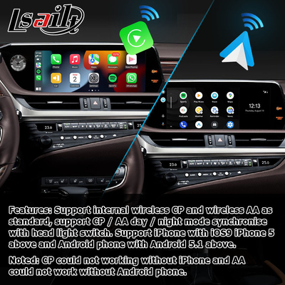 Auto androide carplay inalámbrico para una versión más barata de Lexus ES300h ES350 ES250