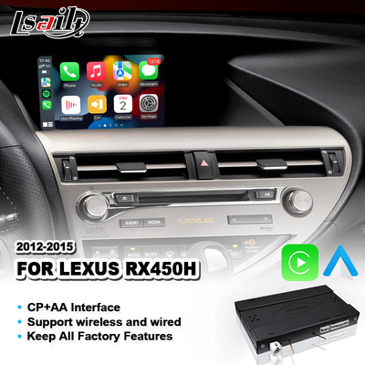 Interfaz Carplay de integración OEM Lsailt para Control de ratón deportivo Lexus RX450H RX350 RX270 RX F 2012-2015