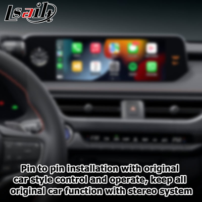 Pantalla auto androide carplay inalámbrica de Lexus UX200 UX350h que duplica medios multi