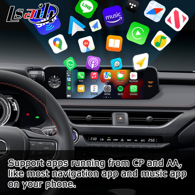 Pantalla auto androide carplay inalámbrica de Lexus UX200 UX350h que duplica medios multi