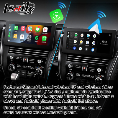 Auto inalámbrico de Android carplay para la proyección de la pantalla de Lexus LM300h LM350 LM
