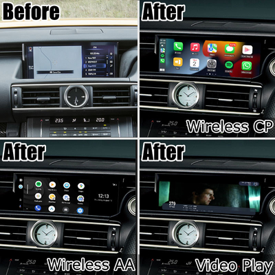 Radio carplay para el auto androide de Lexus RC RC350 RCF RC200t RC300h RC300
