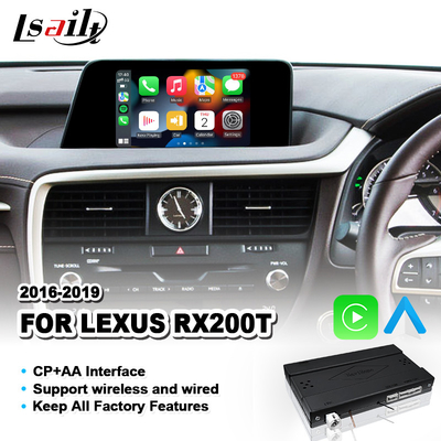Interfaz Carplay de integración de coche para Lexus RX200T RX350 RX300 RX Control de ratón 2016-2019