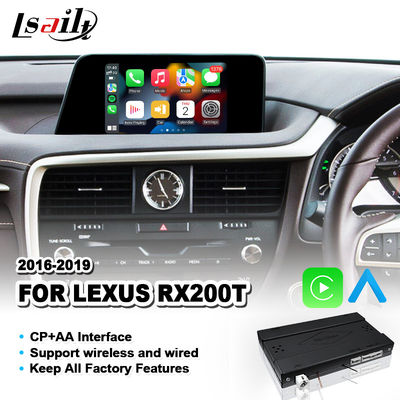 Interfaz Carplay de integración de coche para Lexus RX200T RX350 RX300 RX Control de ratón 2016-2019