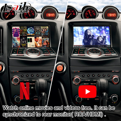 Pantalla de las multimedias del coche para la exhibición del reemplazo del pionero 2012-2018 HD de la patrulla de Nissan 370Z