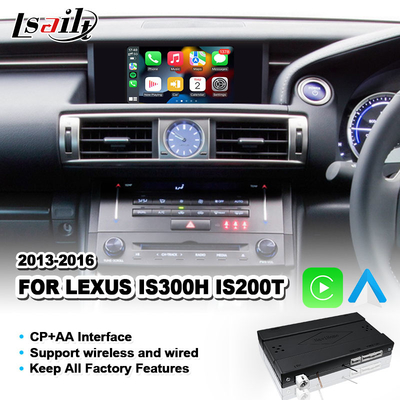 Interfaz de video de integración CP + AA para automóviles OEM para Lexus IS300H IS200T IS 300h Control del ratón 2013-2016
