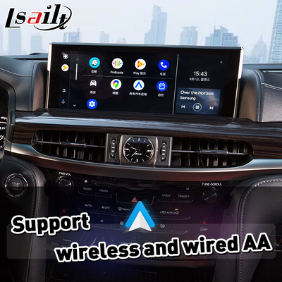 Interfaz inalámbrica de Android Auto Carplay para Lexus LX570 LX 570 LX450D 2016-2021