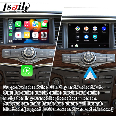 Interfaz para Nissan Armada, búsqueda, pionero de Lsailt CarPlay con el auto de Android, pantalla original de la mejora