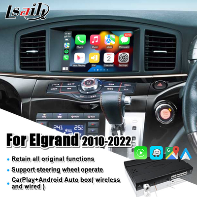 Nissan CarPlay Interface con el auto de Android, YouTube, Spotify para Elgrand, patrulla, armada, pionero