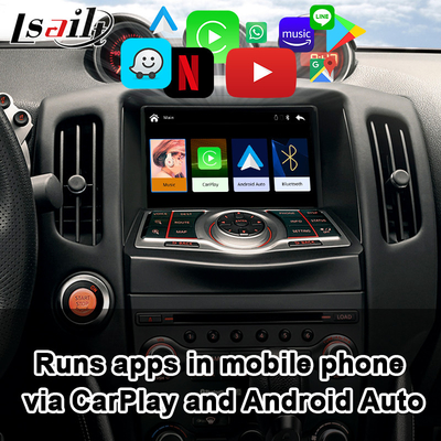 Interfaz auto de Android CarPlay para las cámaras de la parte posterior de la ayuda de Infiniti QX del pionero de Nissan 370Z