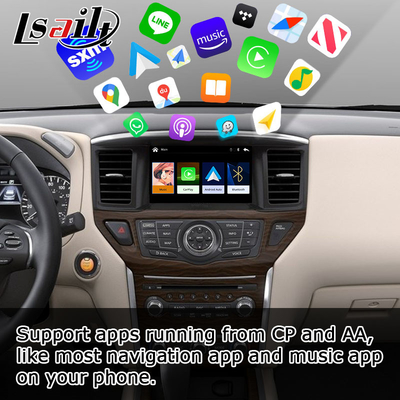 Caja auto inalámbrica de la navegación de Carplay Android para Nissan Pathfinder R52 2017-2021
