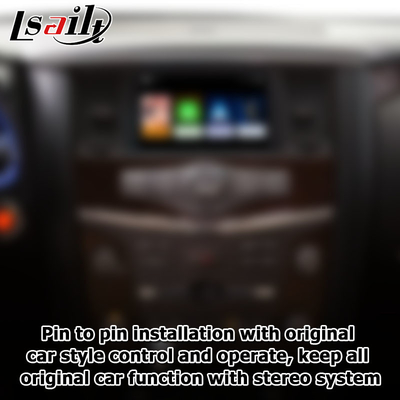 Mejora auto androide carplay inalámbrica del estilo del OEM de Nissan Patrol Y62 por Lsailt