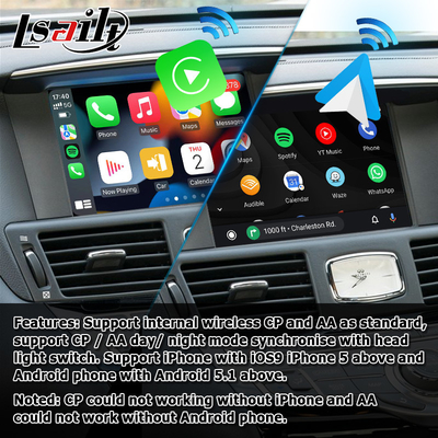 Pantalla auto androide carplay inalámbrica del teléfono de Infiniti Q70 que duplica la caja de los medios de la proyección por Lsailt