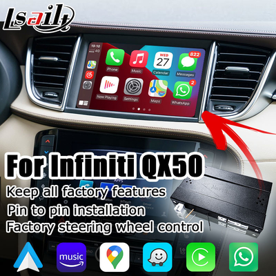Caja auto inalámbrica de los medios de Carplay Android para la mejora 2018 del OEM de Infiniti QX50