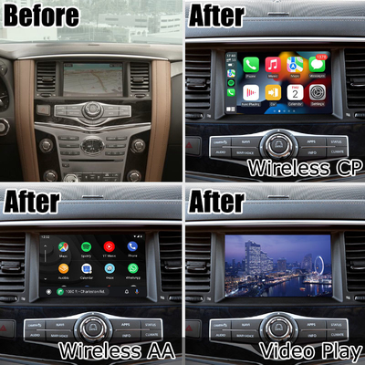 Solución carplay inalámbrica auto Australia compatible de la mejora de Android del estilo del OEM de Infiniti QX80