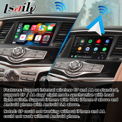 Solución carplay inalámbrica auto Australia compatible de la mejora de Android del estilo del OEM de Infiniti QX80