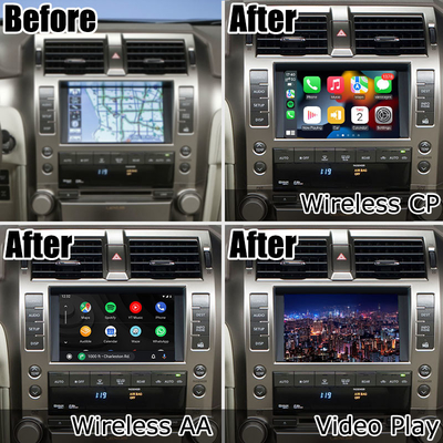 Mejora auto carplay de Apple Android para el estilo del OEM de Lexus GX460 integrar mejora